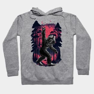 Forest Swagger: Bigfoot's Cool Camouflage Hoodie